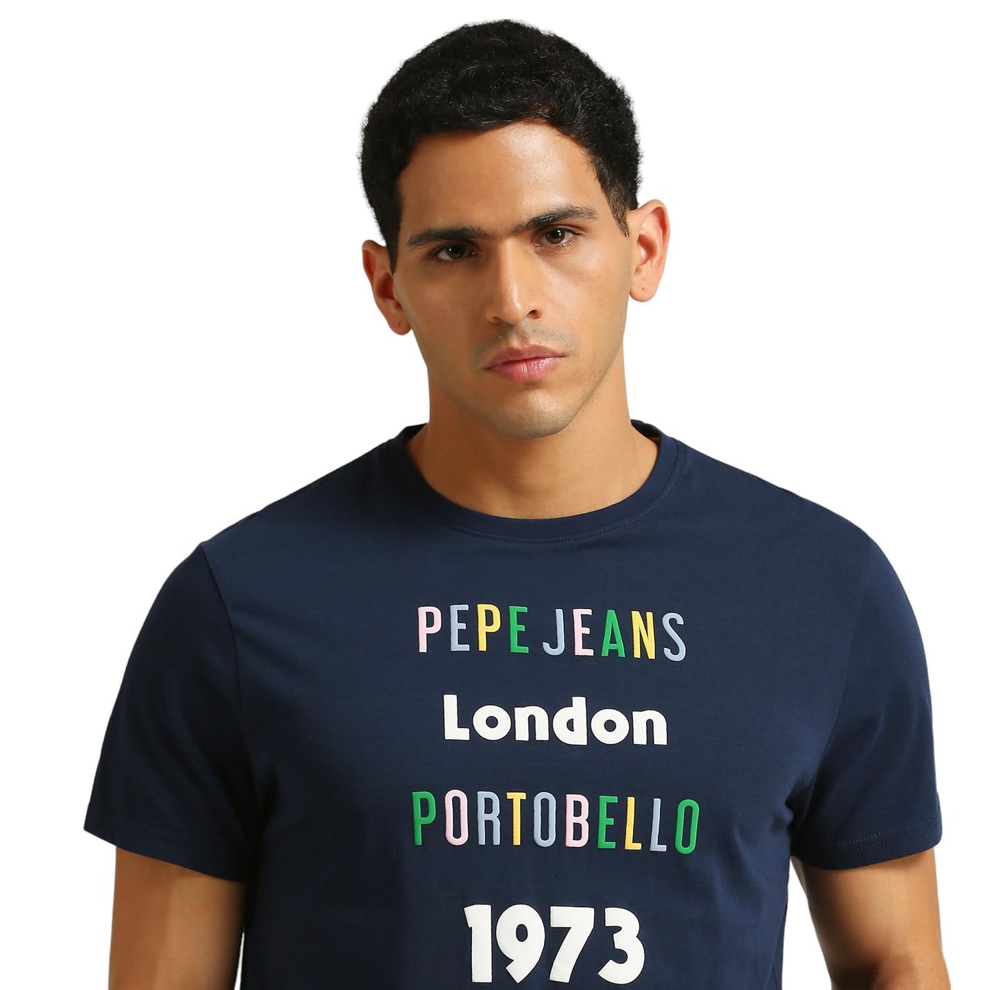 Pepe Jeans Monty Graphic Printed Tee Navy