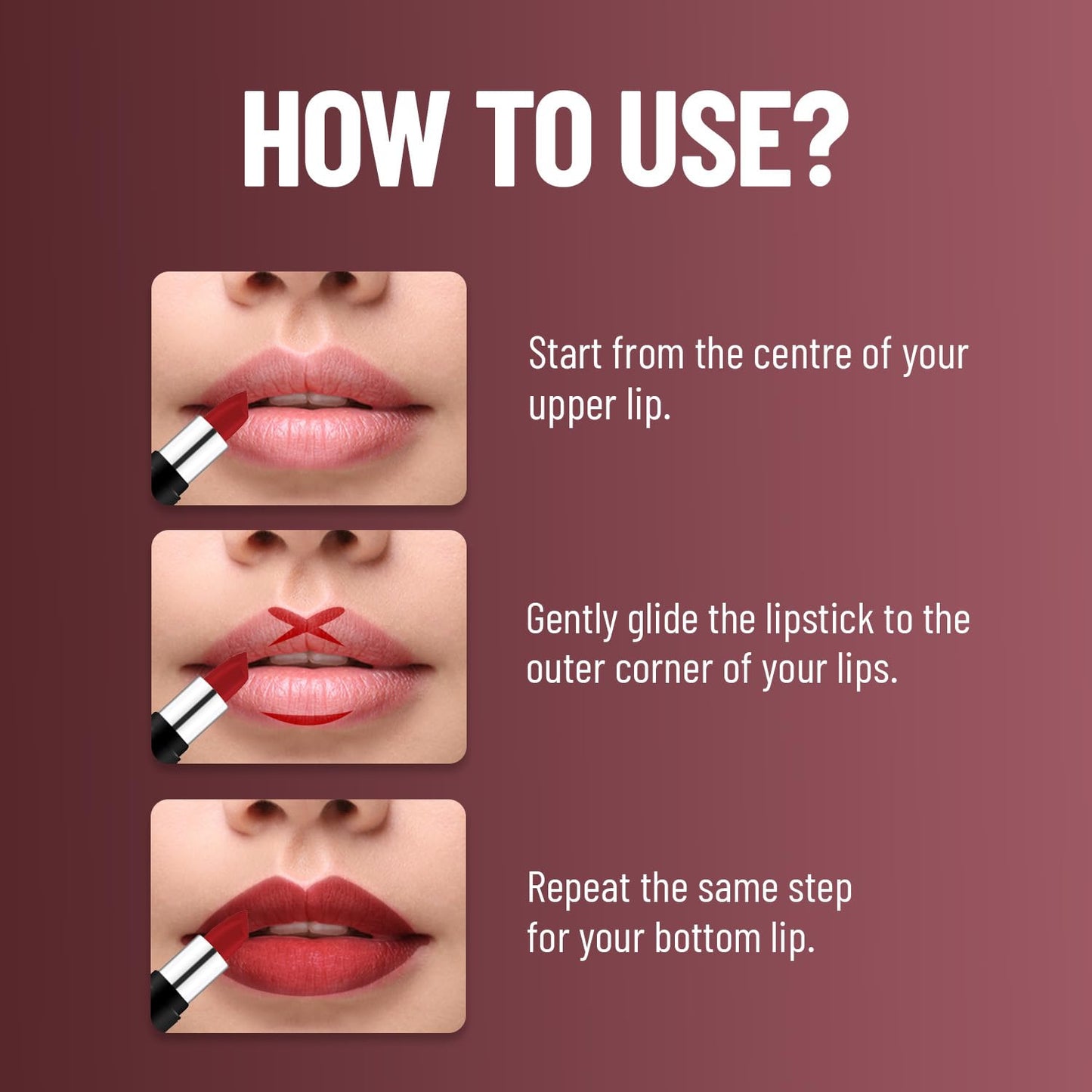 Swiss Beauty Pure Matte Creamy Lipstick | Non-drying, Highly pigmented Lipstick | Shade- Hot Nude, 3.8gm|