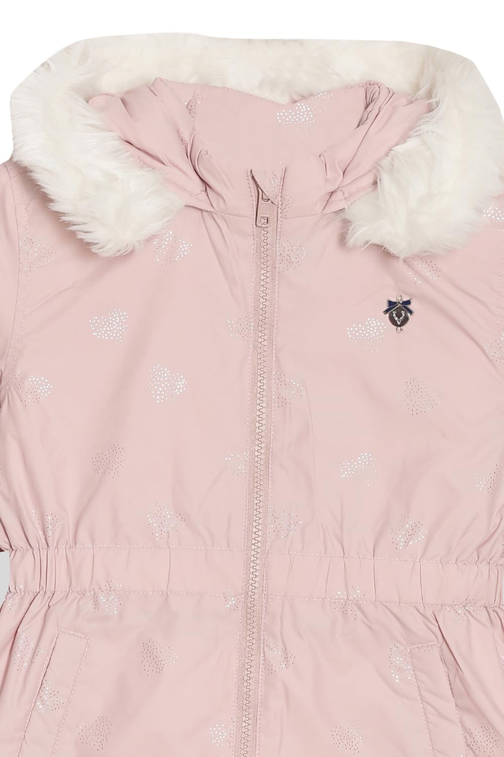 Allen Solly Girl's A-Line Coat (AGJKERGF318111_Pink