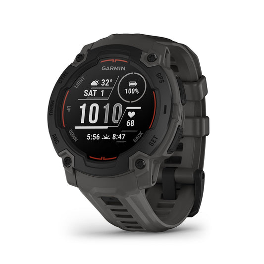 Garmin Instinct® E 45mm, Rugged Outdoor GPS Smartwatch, 24/7 Health Monitoring, Wrist-Based Heart Rate, Up to 16 Days of Battery Life, Charcoal
