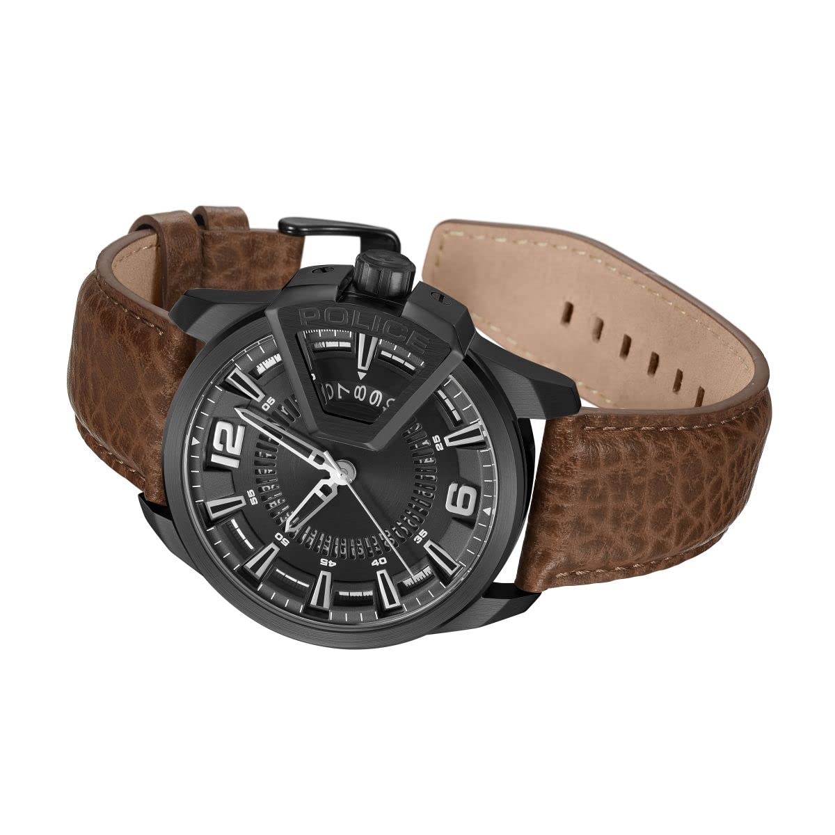 Police Analog Black Dial Men's Watch-PLPEWJB0005602