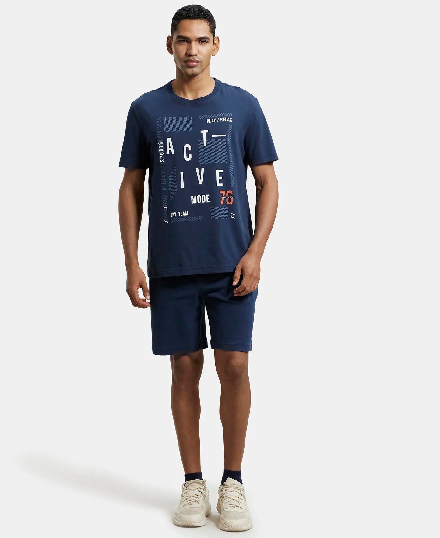 Jockey Men's Cotton T-Shirt 2718_Navy_XL