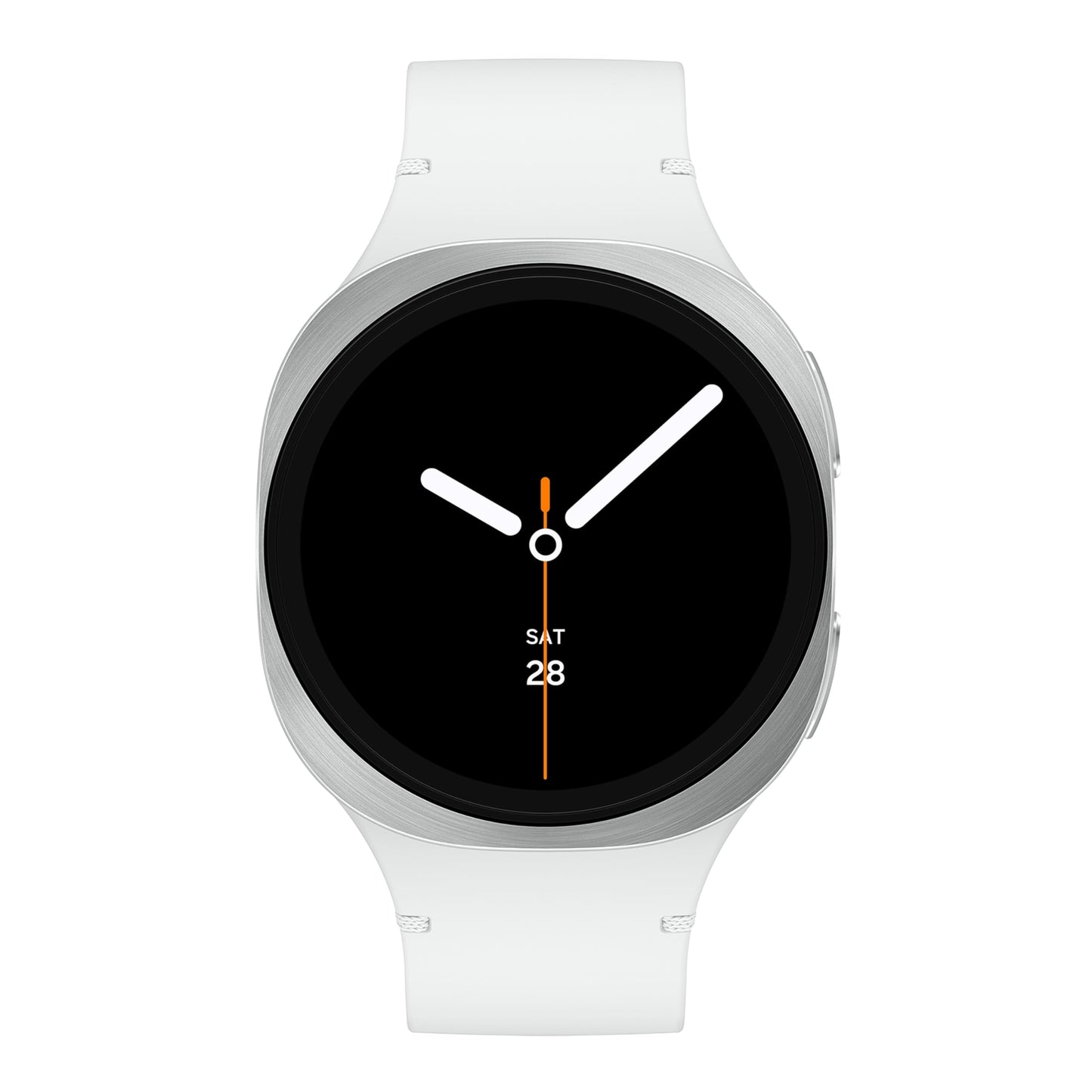 Samsung Galaxy Watch8 (44mm, LTE, Silver) with 3nm Processor | Dual GPS | Sapphire Glass & Armor Aluminum | 5ATM & IP68 | BP, ECG, IHRN & Vascular Load Monitoring | Anti-oxidant Index