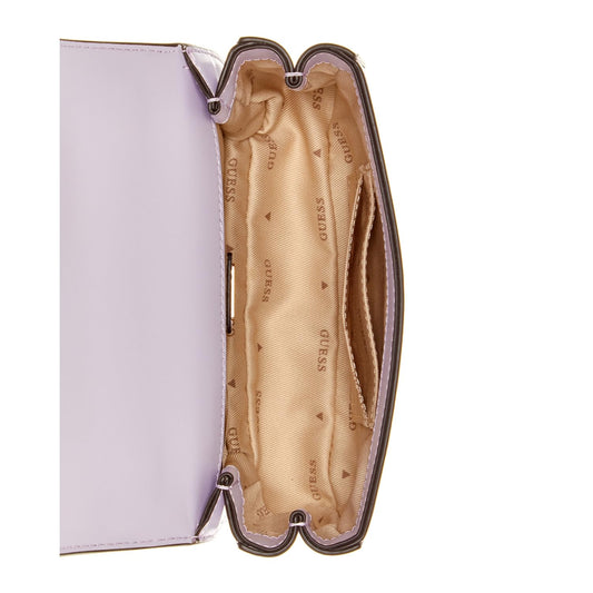 GUESS Women's Lavender Solid Mini Crossbody Bag| Ladies Purse Handbags | Gift For Ladies