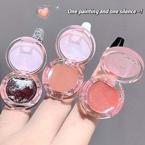 Cappuvini Sweetheart Cat Ring Lip Gloss | Non-Transfer Smudge Proof Lip Stain | Coffee Peach Nude Berry Queen Lipstick Colors | Cute Wearable Ring Design | Jelly Texture Glass Lip Effect | Buildable Coverage Full Pigment Glossy Finish | Light Texture for