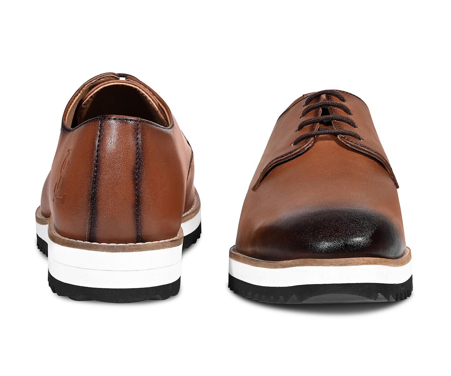 LOUIS STITCH Tan Casual Shoes for Men | Ultra Lightweight and Comfortable | Cushioned Footbed Men’s Derbys | LSMX-PLTN |