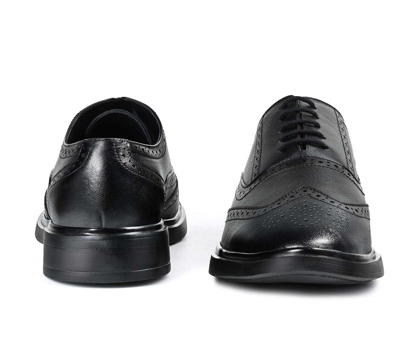 LOUIS STITCH Obsidian Black Lightweight Brogue Shoe | Formal Shoes for Men | LSFXBG | UK-9