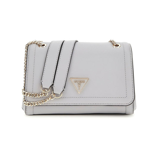 GUESS Women's Grey Solid Crossbody Bag| Ladies Purse Handbags | Gift For Ladies