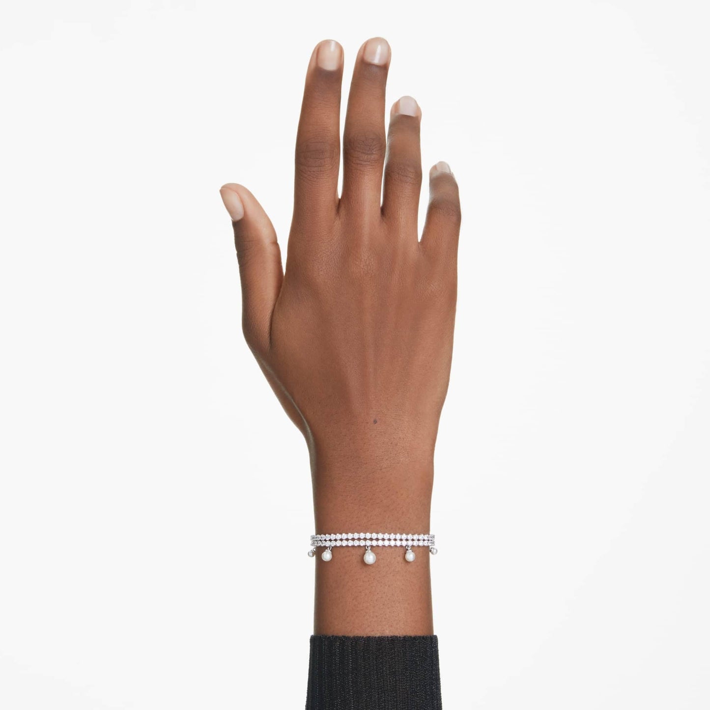 Swarovski Ariana Grande Collection, Medium, Crystals, Rhodium plated, Cubic Zirconia, Crystal