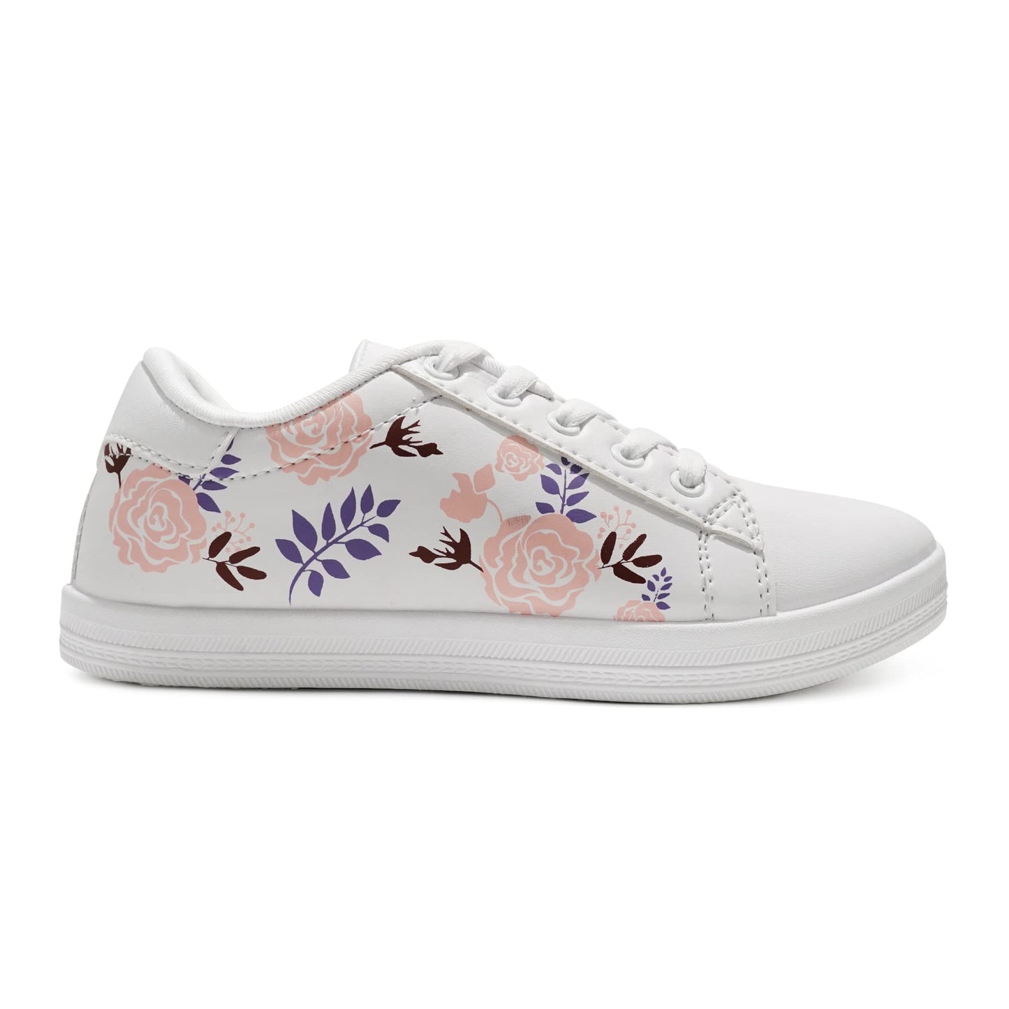 ASIAN Women Jasmine Casual White Sneaker, Stylish Shoes with Lightweight Extra Cushion Canvas lace-Up Shoes for Girl's & Women's…