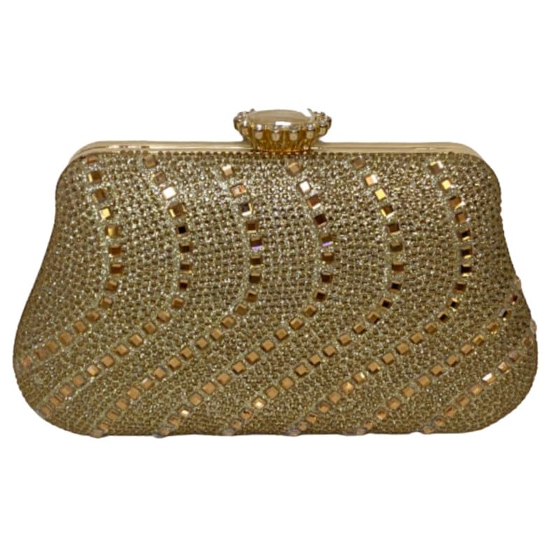 Mastyle® Diamond Clutch Handbag For Women With Rhinestone Finish And Compact Design