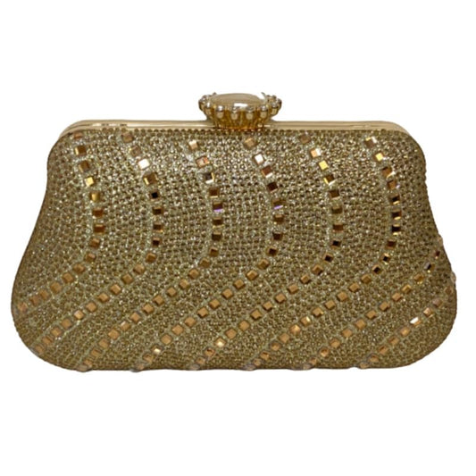 Mastyle® Diamond Clutch Handbag For Women With Rhinestone Finish And Compact Design