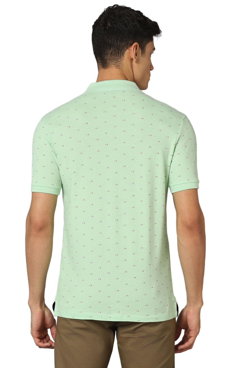 Allen Solly Men's Regular Fit T-Shirt (ASKPQRGFD80079_Green