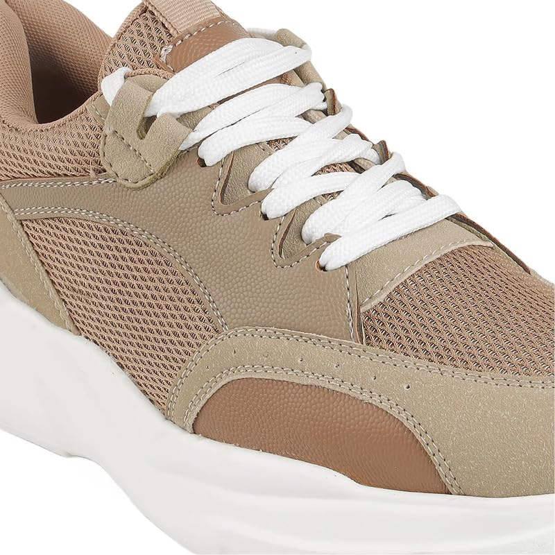 tresmode Nordi Khaki Women's Sneakers in Size 6 UK / 39 EU