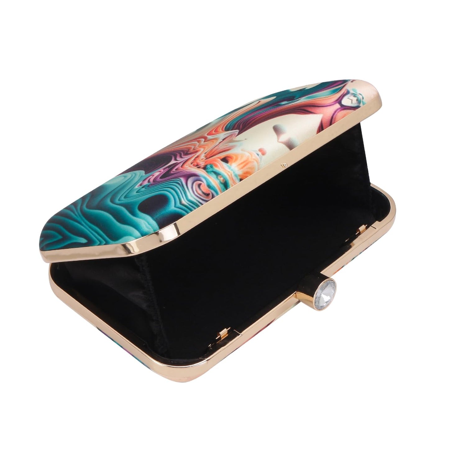 SWISNI Hand Crafted Designer Box Clutch For Women, Clutch For Women/Hand Clutch For Women (Multi-6)