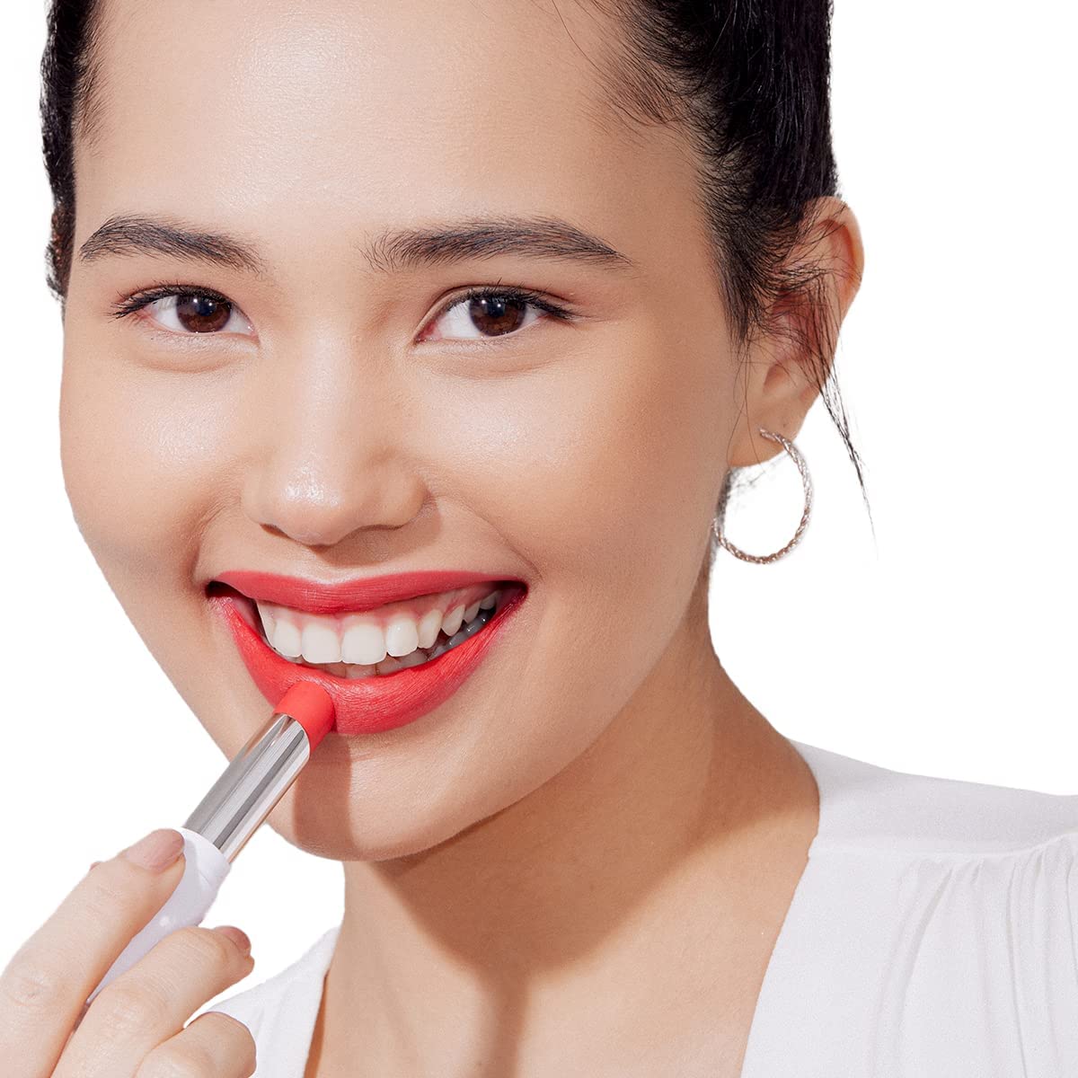 Mamaearth Soft Matte Long Stay Lipsticks with Jojoba Oil & Vitamin E for 12 Hour Long Stay - 08 Red Dhalia - 3.5 g