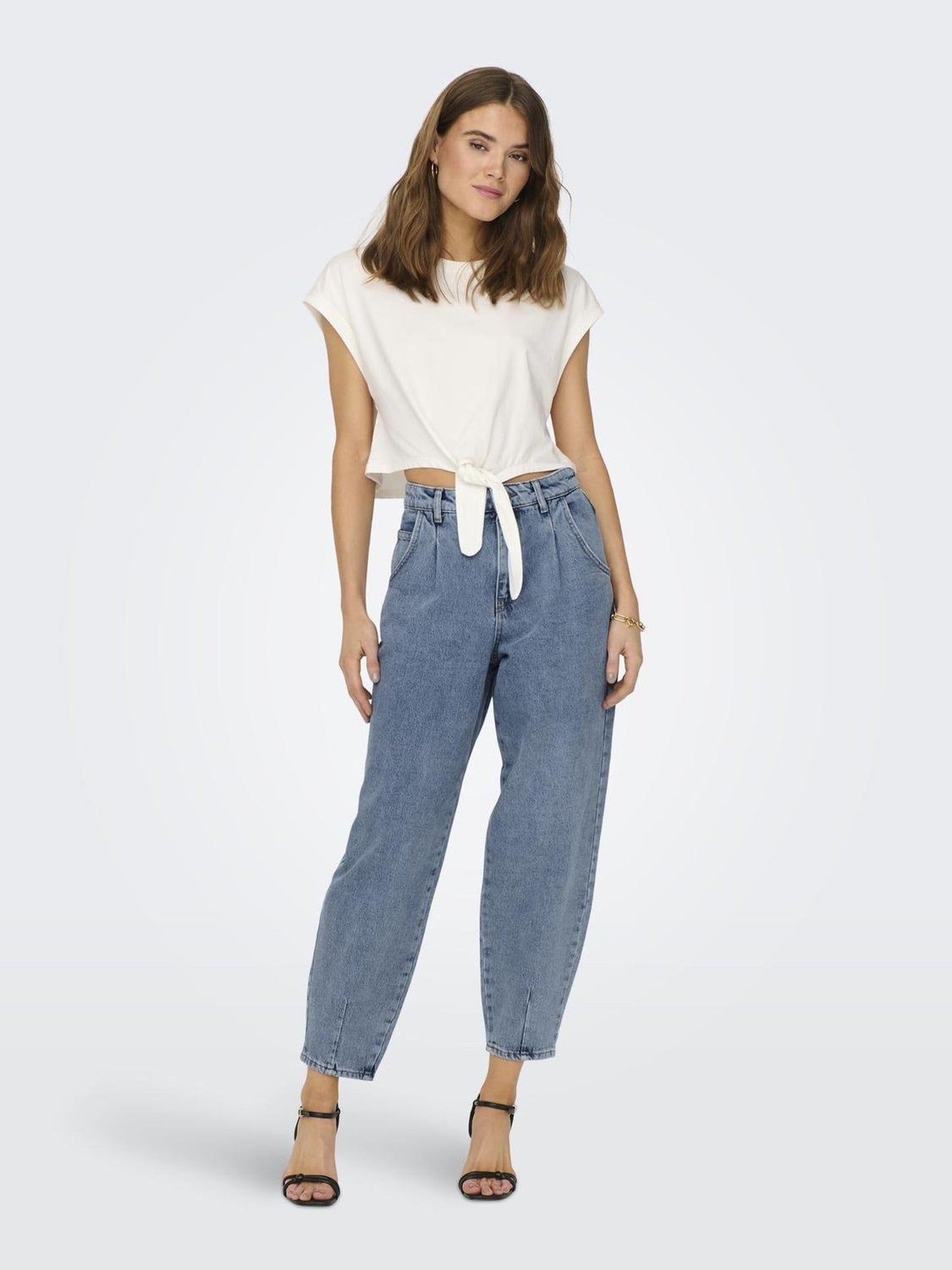 ONLY Straight Fit Jeans (15216530_Light Blue Denim_M/32)