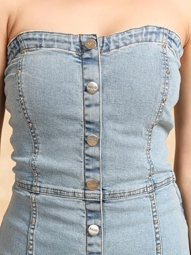 Kazo Jackson Midi Dress Blue