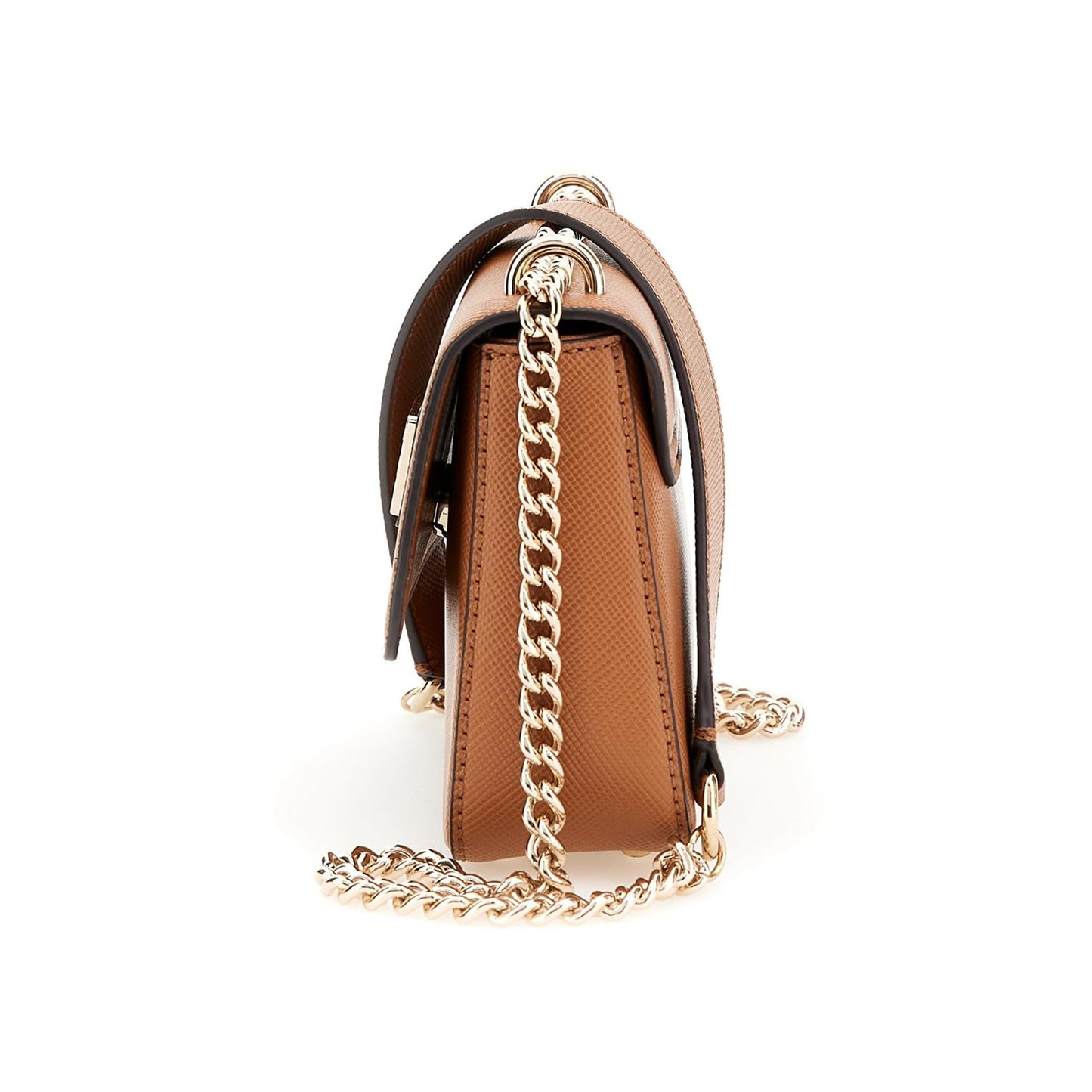 Guess Women's Cognac Solid Crossbody Bag| Ladies Purse Handbags | Gift For Ladies