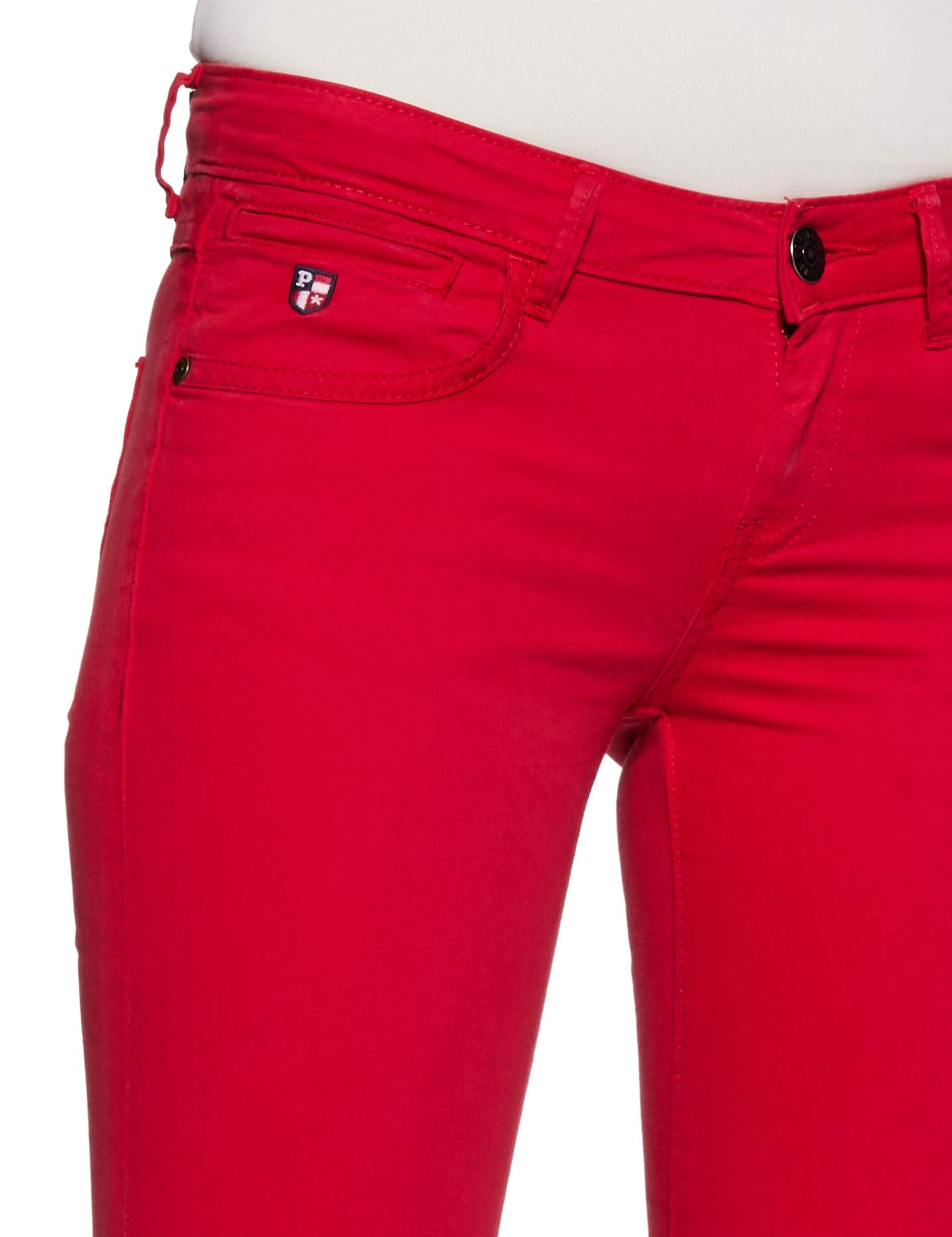 U.S. POLO ASSN. Women's Regular Pants (UWTR0128_Red_28)