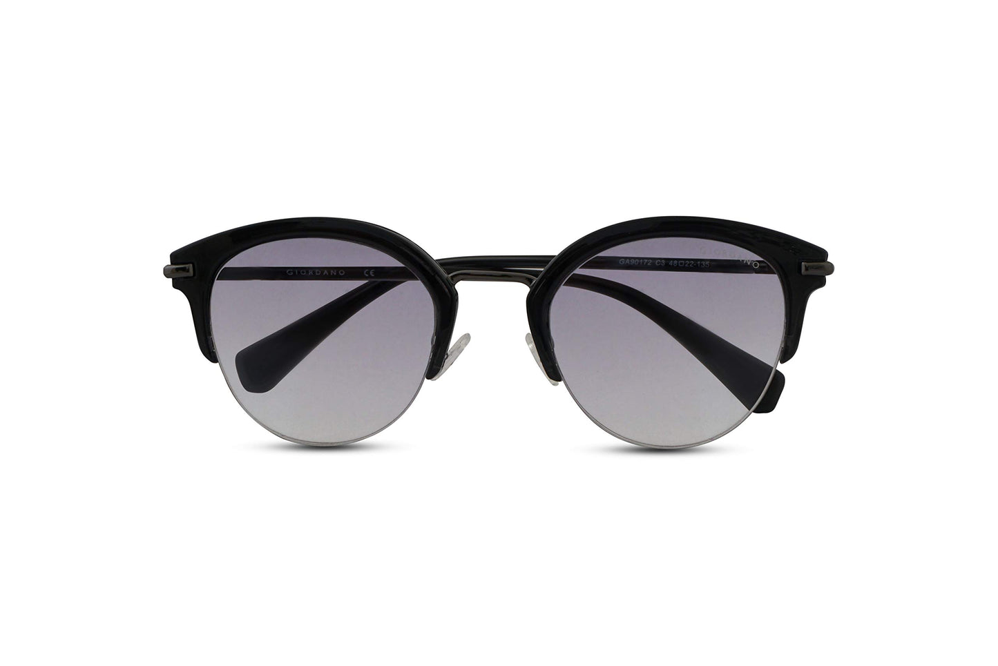 Giordano UV Protected Round Women Sunglasses - (48|Blue Lens)