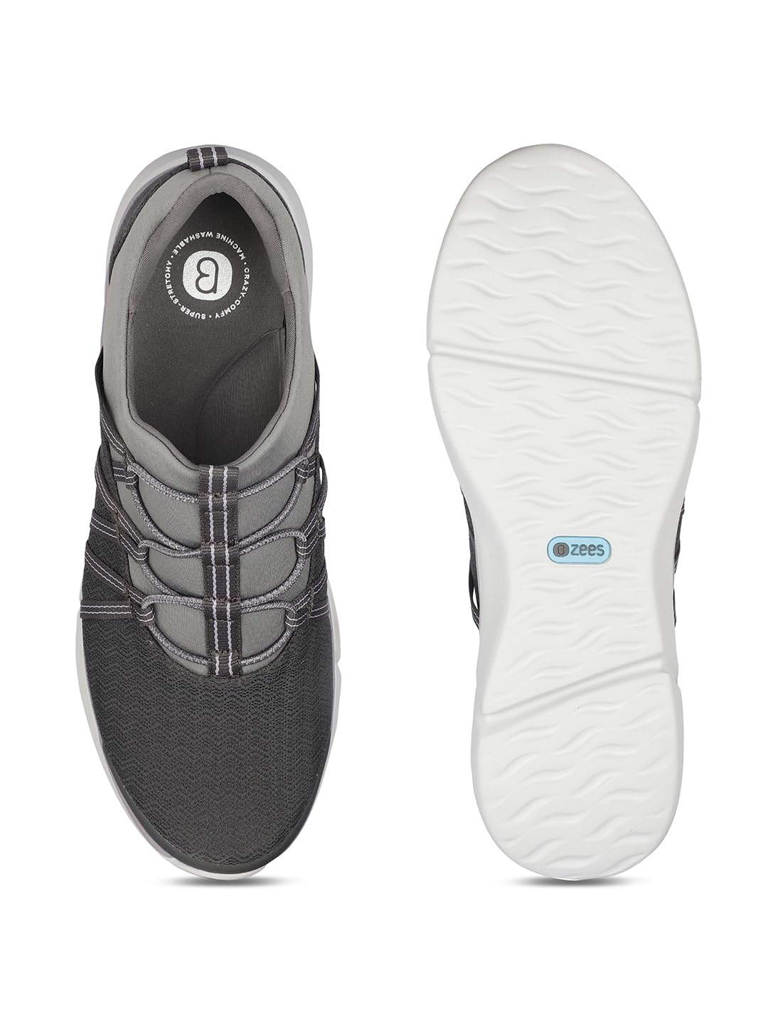 Naturalizer BZees Women Hero Slip On Shoe Grey