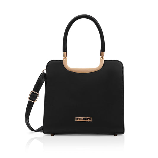 Lavie Luxe Women's Celie Satchel Bag | Satchel Handbag for Work | Ladies purse | Stylish Shoulder Bag | Gift for Women
