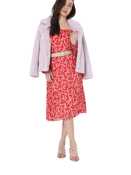 Vero Moda Polyester Western Skirt Pink