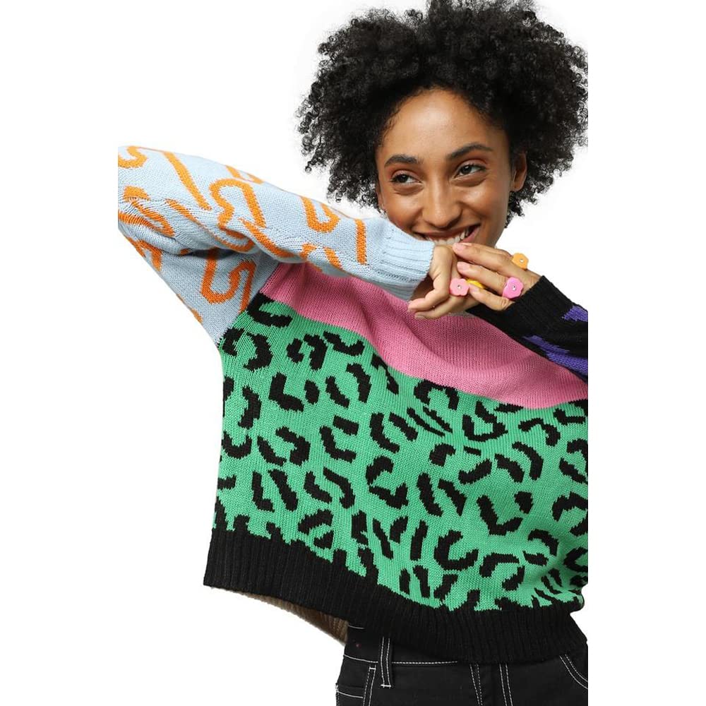 ONLY Women's Acrylic Round Neck Sweater