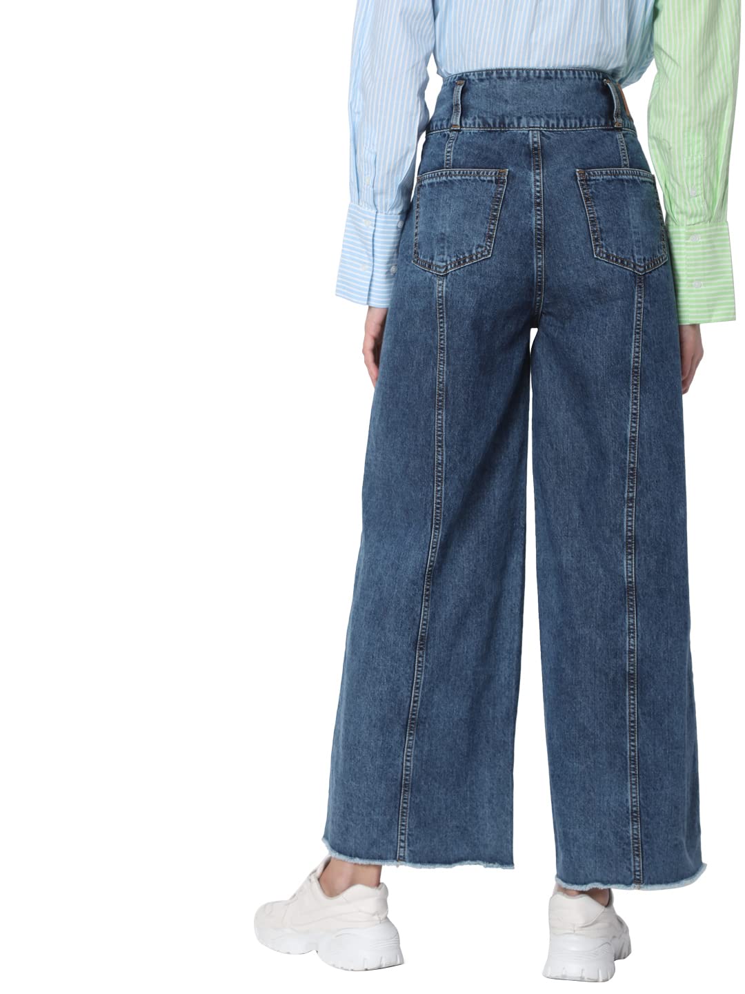 VERO MODA Women's Regular Jeans (190544601-Light Blue_Light 26)