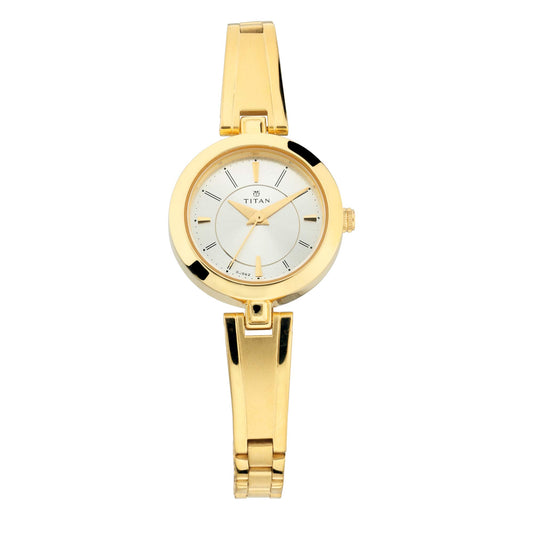 Titan Karishma Analog Silver Dial Women's Watch NM2598YM02/NN2598YM02
