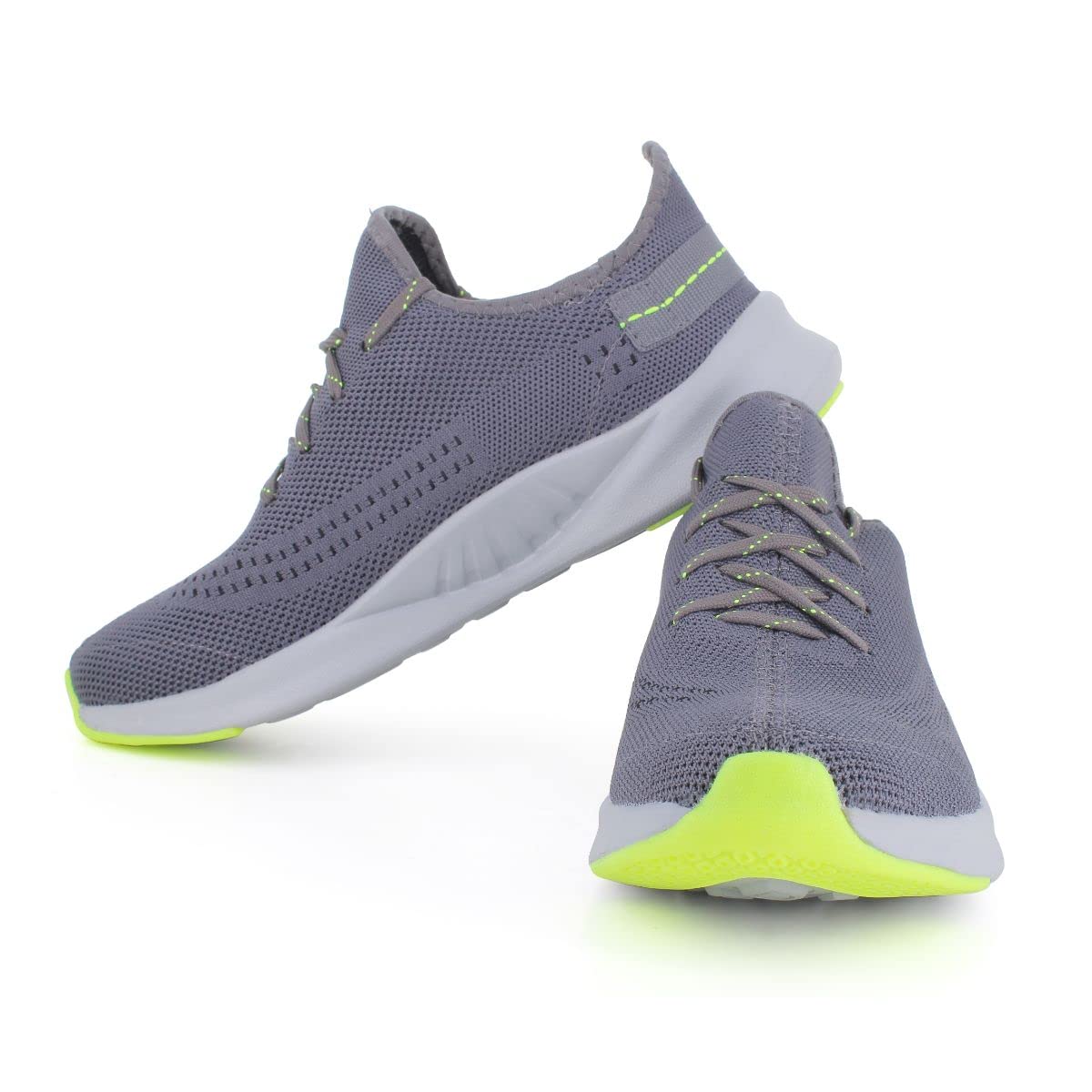 SPARX Mens Sx9038g Grey Green Running Shoe - 10 UK (SX9038G)