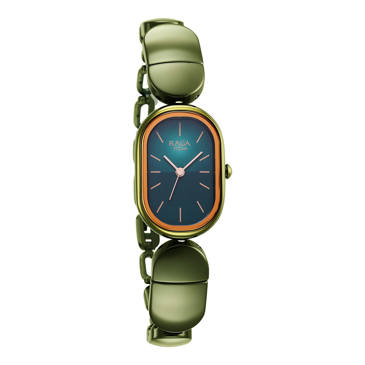 Titan Raga Ceramics Blue Dial Analog Ceramic Strap Watch for Women-NS95147KD02