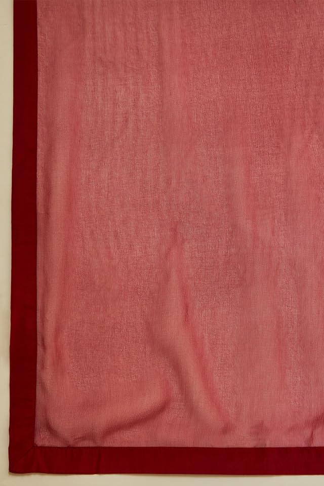 Soch Womens Red Georgette Stones Embellished Suit Set