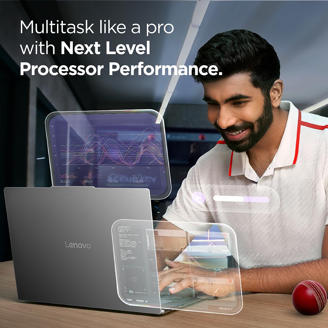 Lenovo Yoga 7 2-in-1 Intel Core Ultra 7 258V,Copilot+ AI PC(32GB RAM/1TB SSD/14(35.5cm) WQXGA+ OLED/47 Tops/Win 11/Office Home 2024/Yoga Pen/1Year ADP/Seashell/1.38Kg),83JQ000NIN Convertible Laptop