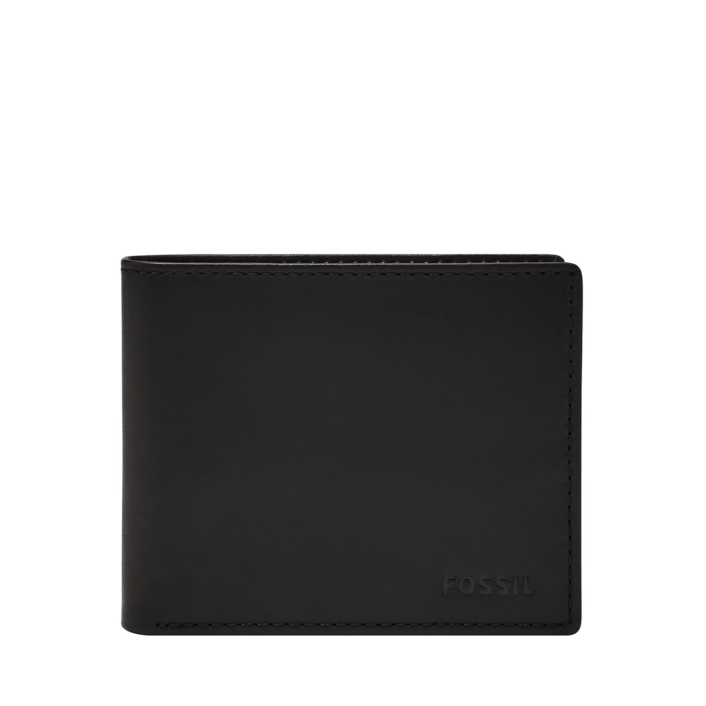 Fossil Men Leather Derrick Black Wallet Ml3681001