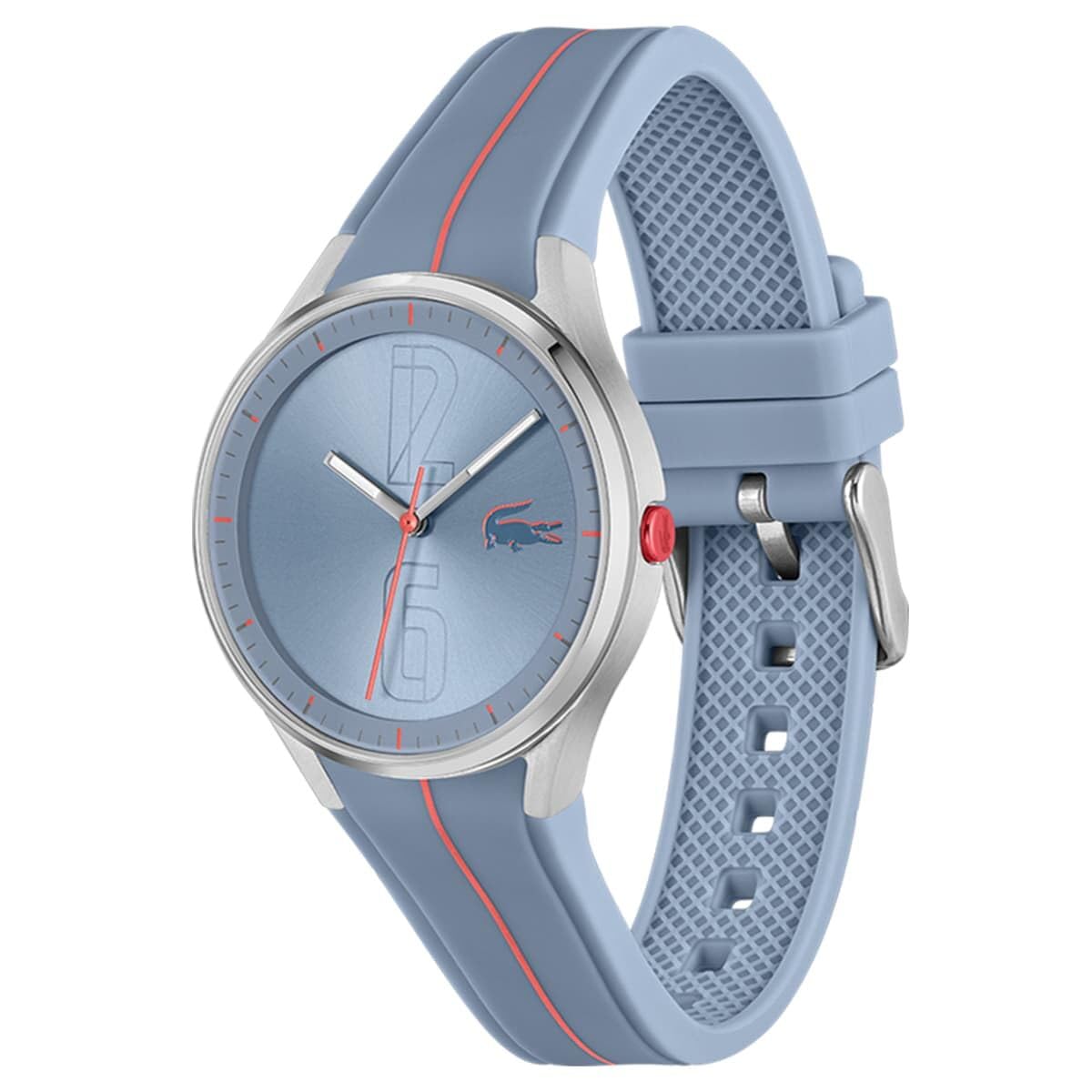Lacoste Atlanta Qtz Basic Blue Round Dial Women's Watch|Silicone Material|Multi Color Band - 2001351