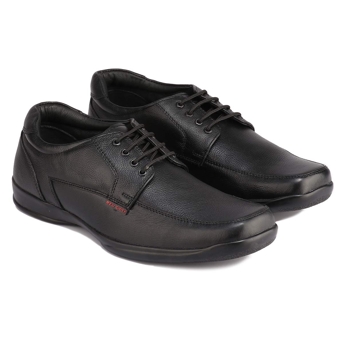 Red Chief Derby Lace Up | Men's Formal Shoes for Office | Black | PU Sole