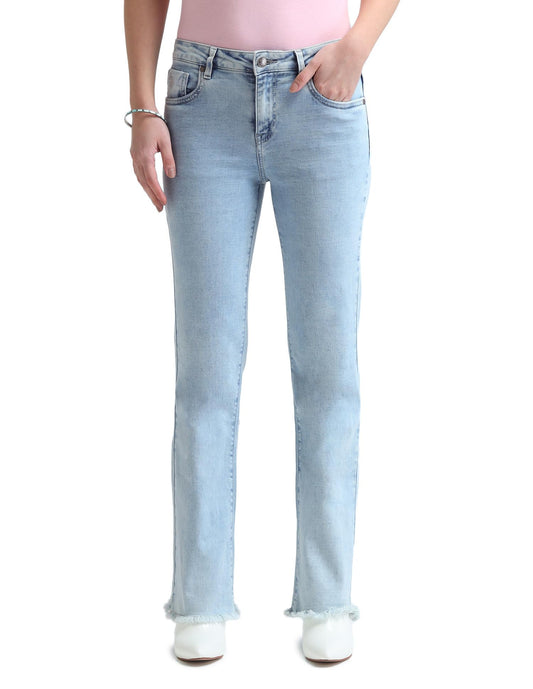 U.S. POLO ASSN. Women's Loose Jeans (UWAW24JEN172_Blue