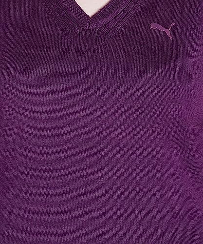 Puma Women's Cotton Sports Knitwear (82864708_Plum_Medium)