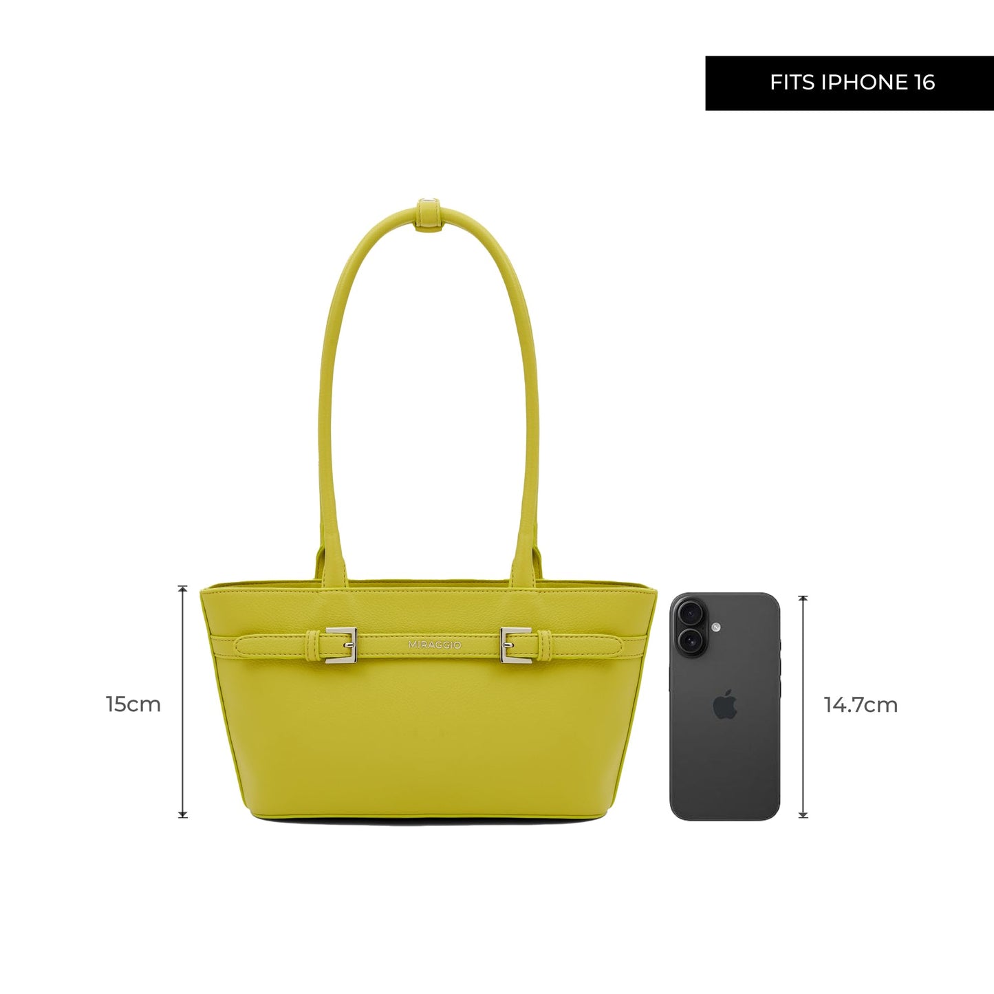 Miraggio Ines Shoulder Bag (Green)