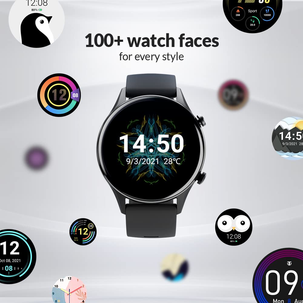 Titan Smart Pro Smartwatch with AMOLED Display,GPS,Temperature,Stress & Sleep Monitor,Multisport Tracker, SpO2,Women Health Monitor,5 ATM Water Resistance & Upto 14 Days Battery Life - 90149AP04(Red)