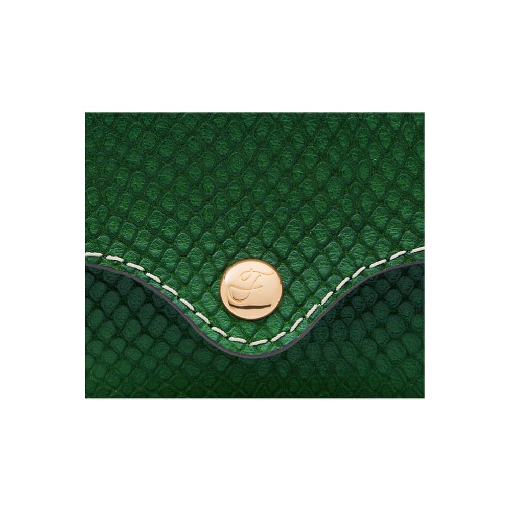 Fossil Women Leather Heritage Green Card Case Sl8284310