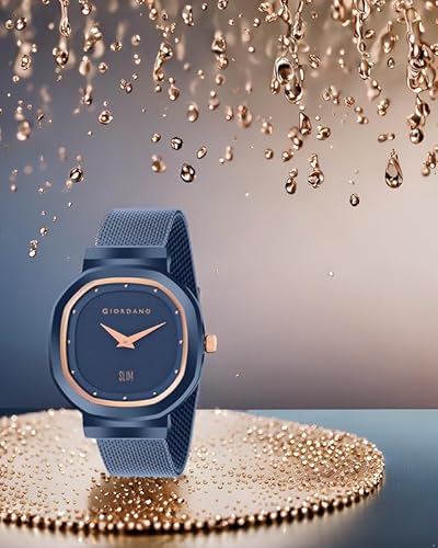 Giordano Analog Wrist Watch for Women Stylish Metal Strap with Water Resistant 3 Hand Mechanism for Girls & Ladies to Compliment Your Look/Ideal Gift for Female-GD-60014