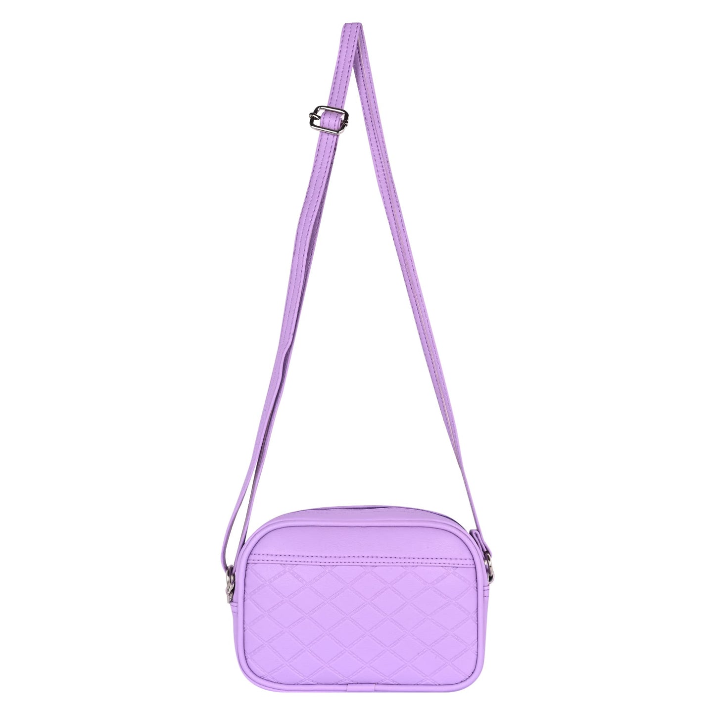 Pramadda Pure Luxury Emboss Faux Leather Sling Bag For Women Stylish | Side Crossbody Shoulder Purse Handbag | Birthday Gift Item Women (Gorgeous Lilac)