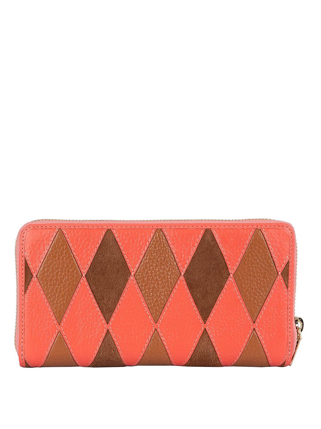 Da Milano Genuine Leather Red Ladies Wallet (10168)