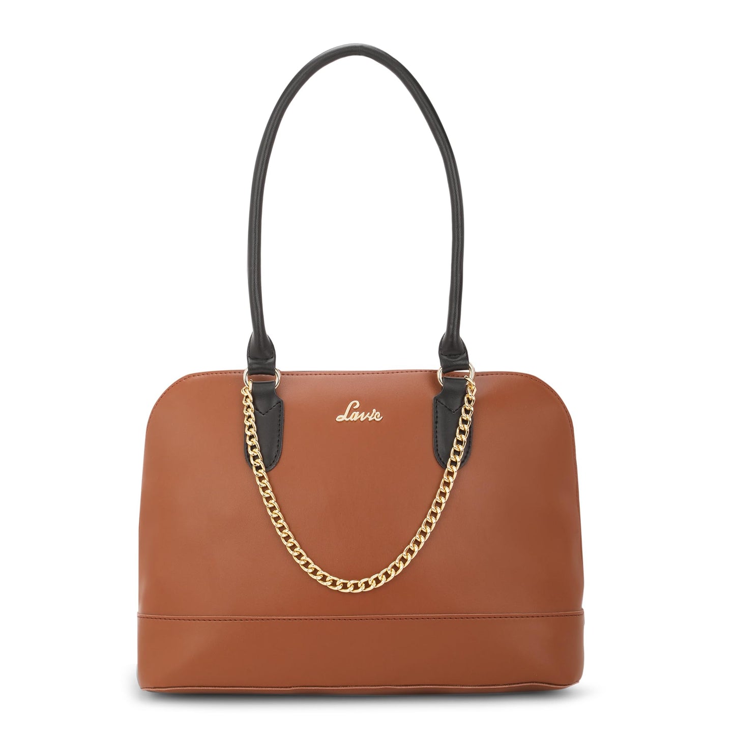 Lavie Women's Camilla Chain Medium Dome Satchel Bag | Satchel Handbag for Work | Ladies Purse | Stylish Shoulder Bag | Gift for Women