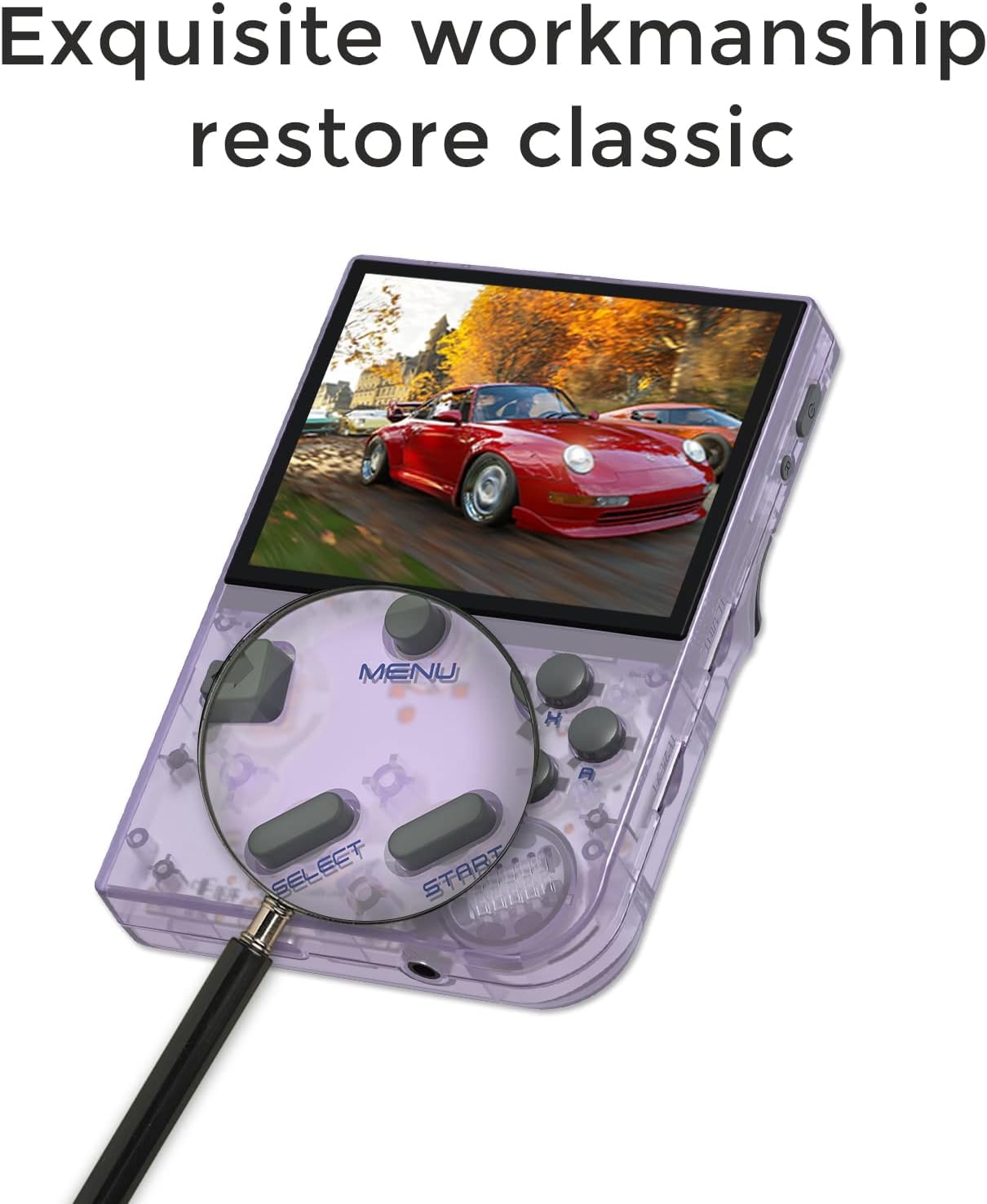 New World RG35XX Handheld Game Console ,System Linux 3.5 Inch IPS Screen Built-in 64G TF Card 6831 Classic Games Support HDMI TV Output