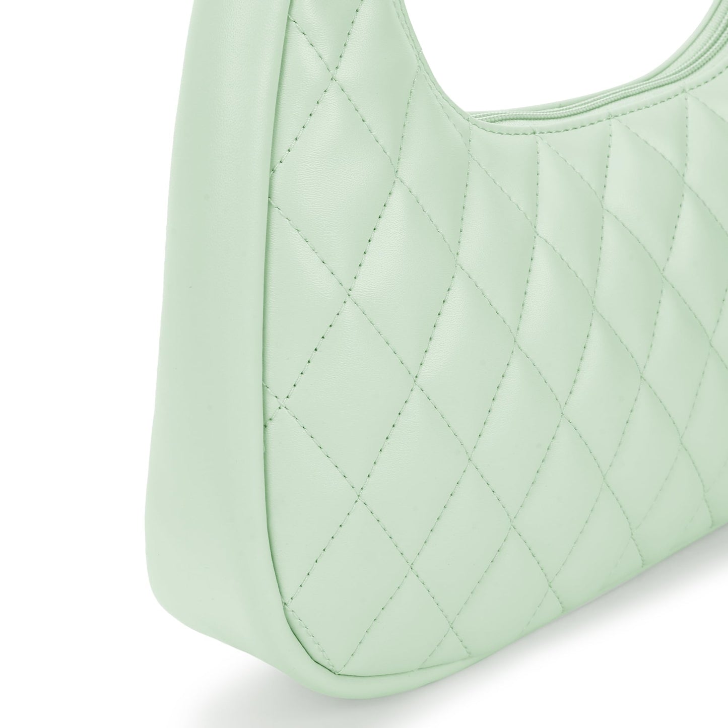 Fastrack Quilted Crush Shoulder Bag | Faux-Leather Women’s Bag | Zipper Closure with Silver Strap Accents & Utility Pockets | Gifts for Women