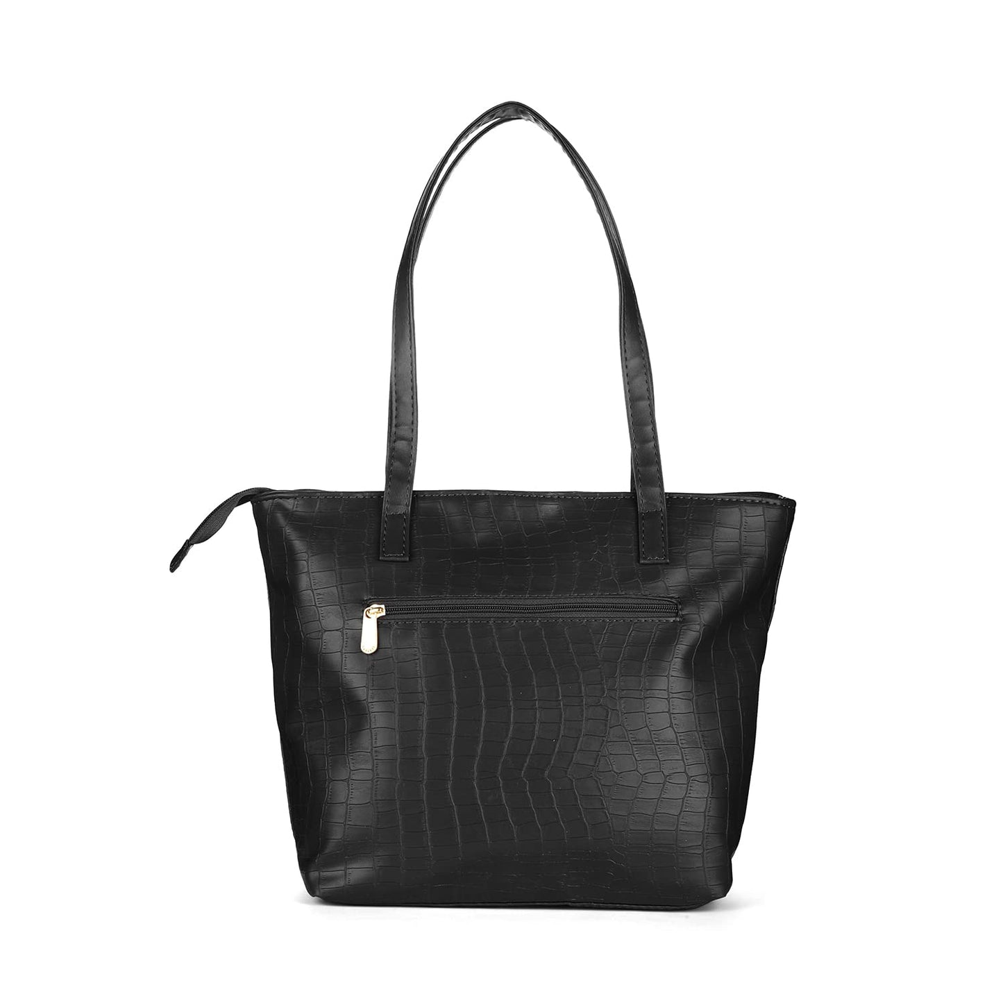 Caprese womens ELIZA T Large BLACK Tote Bag